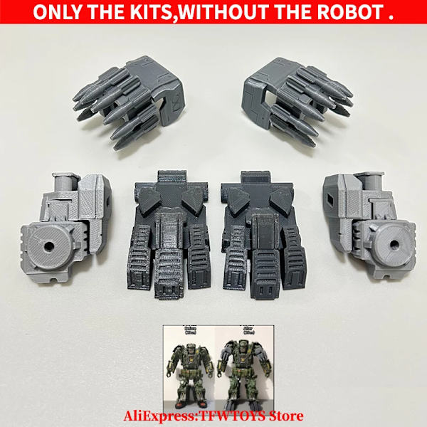 ROS-029 Shoulder Armor Sula Öka höjd Uppgraderingssats för Weijiang MW03 Hound Only Foot kits