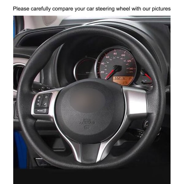 Handsydd cover i svart PU konstläder till Toyota Yaris Verso S Vitz Ractis 2010-2016 Subaru Trezia