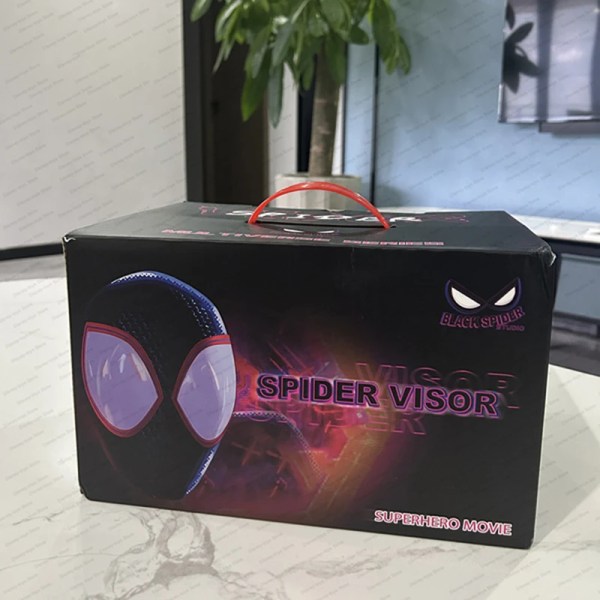 Mascara Miles Spiderman Huvudbonader Cosplay Moving Eyes Elektronisk mask Spider Man 1:1 fjärrkontroll leksaker för vuxna Barn Present Miles 2.0