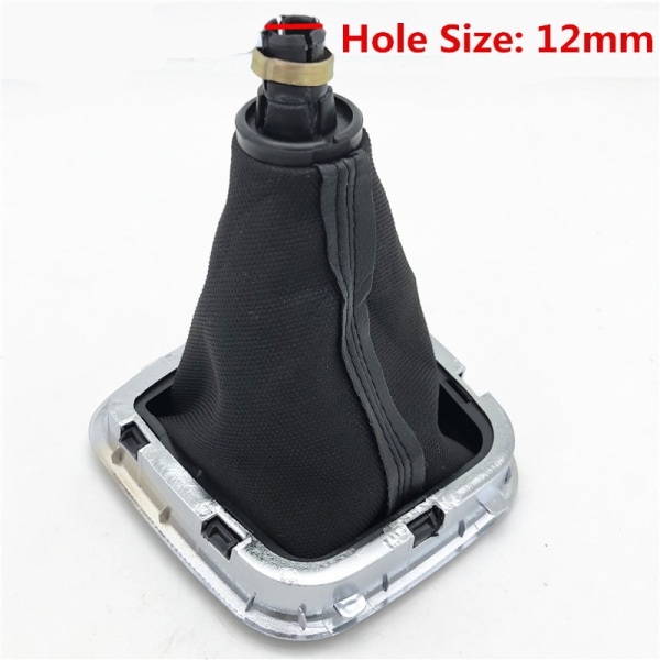 För VW Volkswagen Polo 6C 2015 2016 2017 2018 5/6-växlad växelspaksknopp Damask Boot Cover Case Car Styling Tillbehör-5-växlad växelknopp 5 Speed gearknob