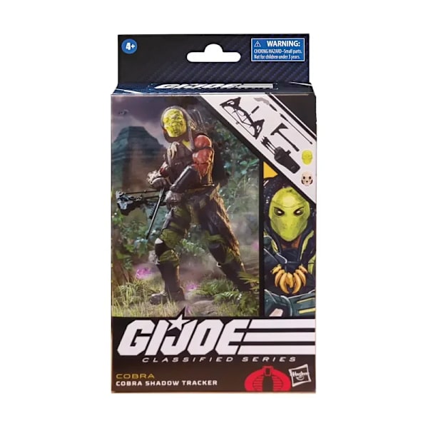 Original 6-tums Anime G.I. Joe Classified Series Cobra Shadow Tracker Action Figurmodell Leksak Rörlig figurinsamlingspresent with box