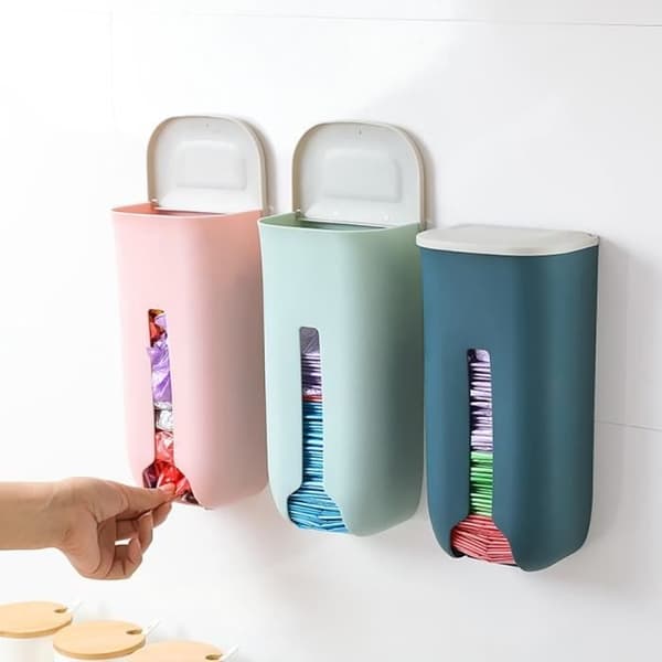 Förvaringslåda, Väggmonterad Köksavfallspåse Organizer Förvaringslåda, Badrum Plastpåse - Typ C