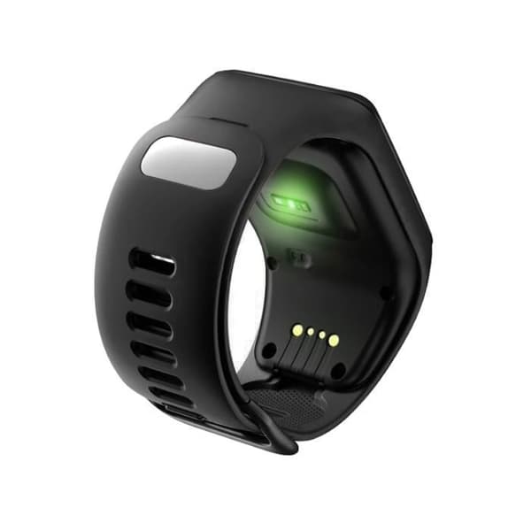 Svart erstatning silikonklokkerem for TomTom Runner 2/3 TomTom Spark 3