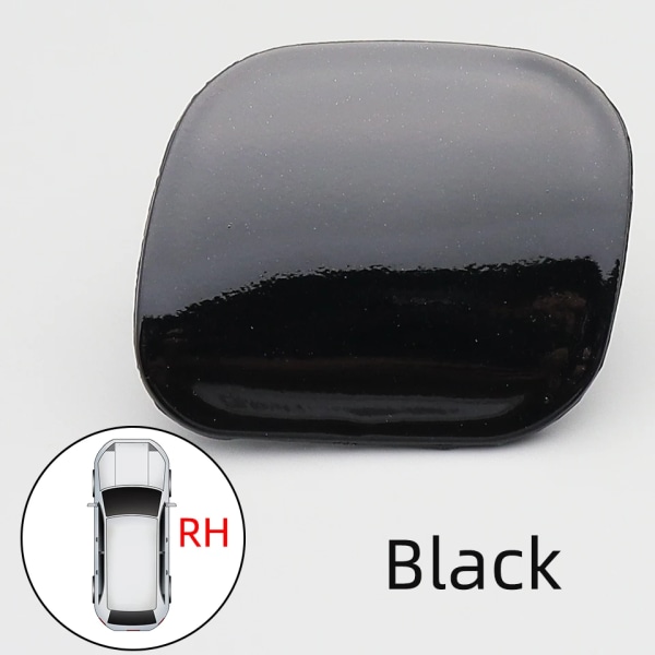 Handdukskrok för främre stötfångare, cover för Toyota Highlander Kluger 2015 2017 Black HR