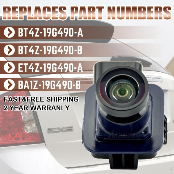 Bakre back-up kamera BT4Z-19G490-B FL1T-19G490-AC DT4Z-19G490-B BT4Z-19G490-A För Ford Edge Lincoln MKX 2011-2015