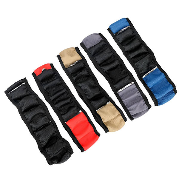 (Blå)Anti-slip autodekoration PU-läder rattkåpor Bilstyling Universal cover 37-38cm Diameter Blue