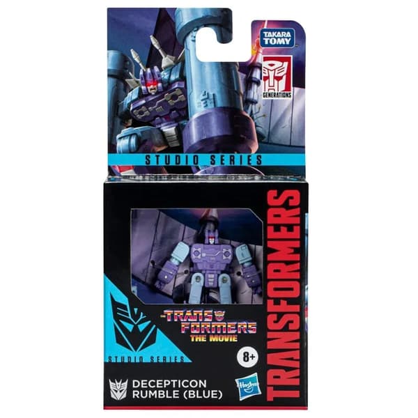 Hasbro Transformers Legetøj Movie Studio Series Core Wave Transformers: 9 cm Rumble Ravage Shockwave Action Figure Samlingsmodel