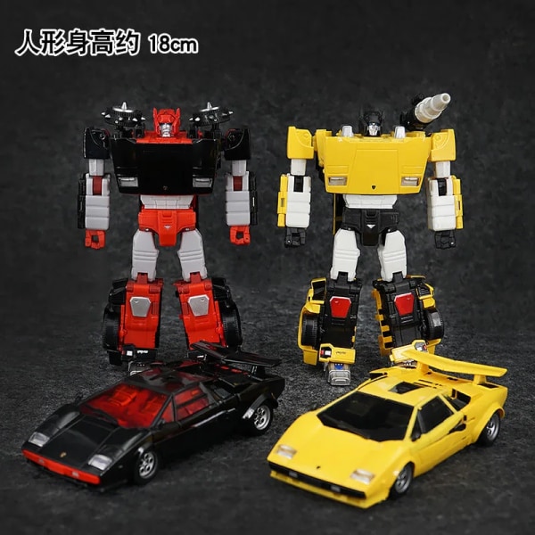 Takara Tomy Transformers Leksaker MP-12 Tiger Track Lambor Sideswipe Action Figurer Transformer Robot Transformers Figurer Leksaker 18cm MP-12T Tiger Track