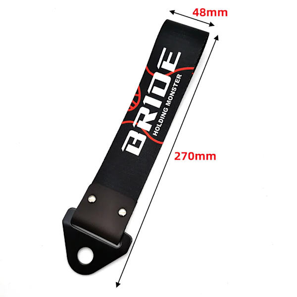 JDM bil dragbälte, universal racing bil dekoration, det finns skruvar och muttrar för illest gr ralliart representation, biltillbehör For bridle