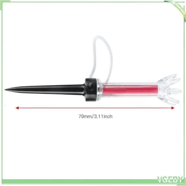 Golf Tees - V GEBY - 5 stk. - Magnetisk plast - 79 mm - Elastisk og holdbar