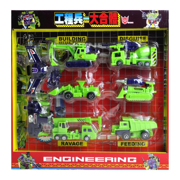Bil Flygplan Modell Transformation G1 Devastator Defensor Bruticus Superion Monterad Deformation Robot Autobot Toy Collection Fighter