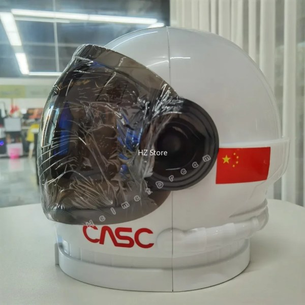 Na-sa-astronauthjälm med rörligt visir, Cosplay Space Mask för vuxna, barn, pojkar födelsedagspresent, skolklassrumskostym Astronaut Helmet-CN