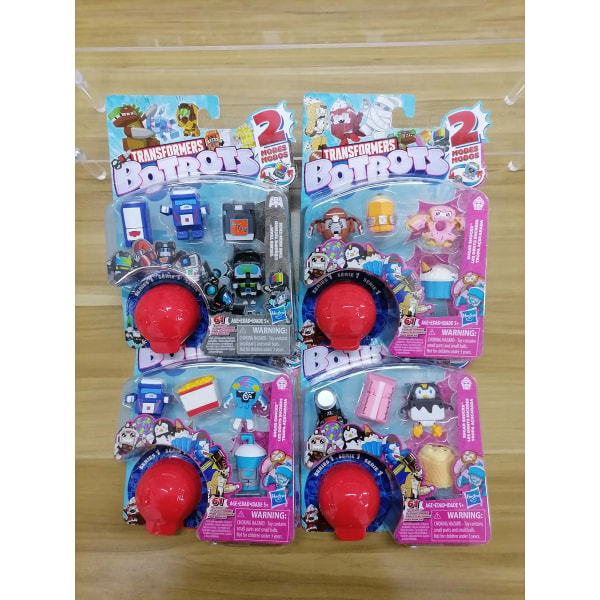Hasbro Transformers Botbots Actionfigurer Robotmodell Leksaker Deformation Mini Doll Collection Barn Födelsedagspresenter E4143-3