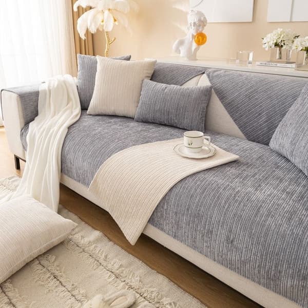 Vanntett L-formet sofatrekk, hjørnesofa, anti-skitt, sofabeskyttelse, A-70x150cm