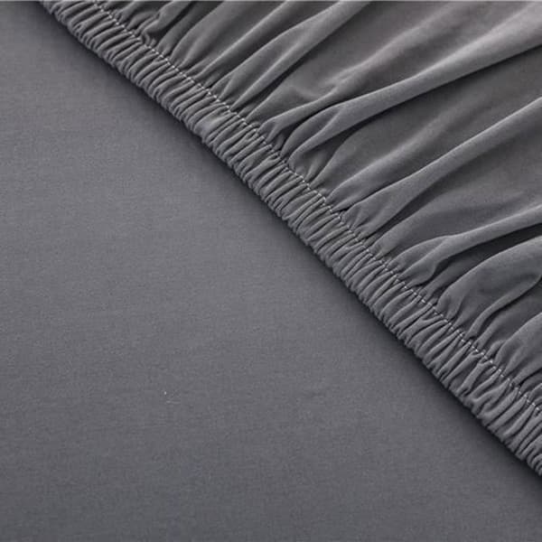 (Grå) L-formet hjørnesofatrekk - Polyester - Grå - 3+2 seter - Vaskbart gray