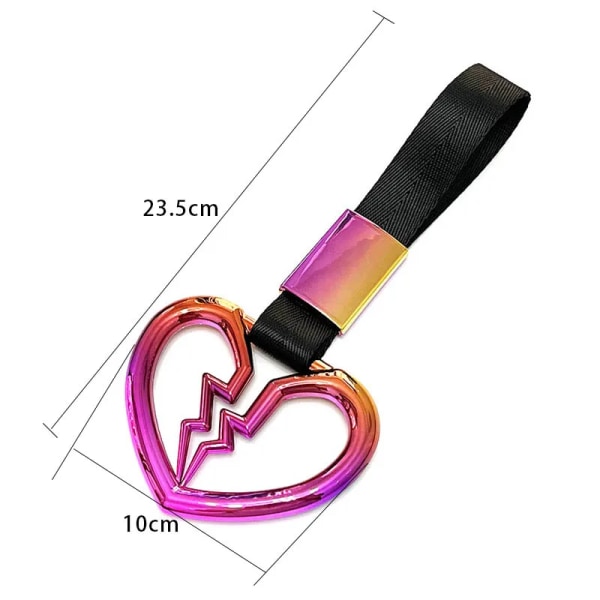 JDM Racing-Sangle of Multi-Style bogsering, universal racing dragstänger, nylon , bilsläp, virka för flickor, interiör, exteriör, en Pink B