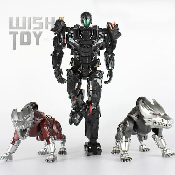 Transformation MasterPiece VT01 VT-01 Lockdown Peru Kill Movie KO VS UT R01 legering med två hundar Anime Actionfigur Robotleksaker With Retail Box