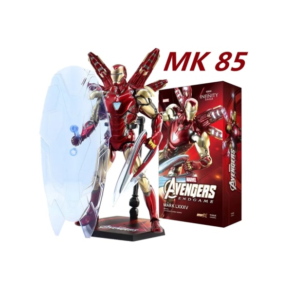 ZD Toys Iron Man Series Joint Movable MK1 MK2 MK3 MK4 MK5 MK6 MK7 MK42 MK43 MK50 Film Action Figur 7 Inches Mark Dolls ZD MK85