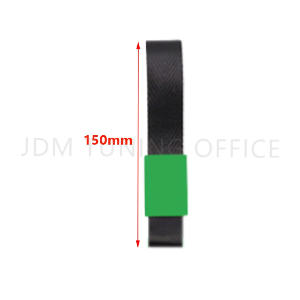 JDM-Cord i universal nylon tsurikawa, ljus i mörkret, personlig logotyp, handtagsrem, charmig drivleksak, tunnelbanetåg, svart Black-pink