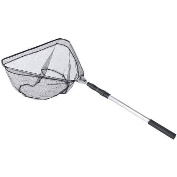 Triangulär Fiskhåv, Infällbar Fin Finish 340g 52,5-150cm Utdragbart Handtag Håv, Vikbar Havsfiske
