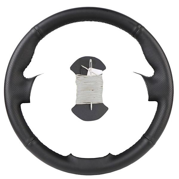 (vit) Gör-det-själv anpassad cover för Volkswagen Golf 4 Mk4 Gammal VW Passat B5 Auto konstläder rattlinda white