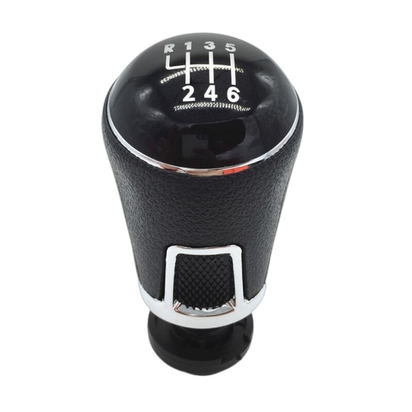 För VW Volkswagen Polo 6C 2015 2016 2017 2018 5/6-växlad växelspaksknopp Damask Boot Cover Case Car Styling Tillbehör-6-växlad växelknopp 6 Speed gearknob