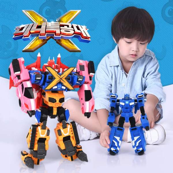 2022 Nya 10 Mini Agent Leksaker MiniForce Transformation Toys X Volt Semey Air Force Secret Commando Boys Barn Set Semesterpresent 2200-1 NO BOX