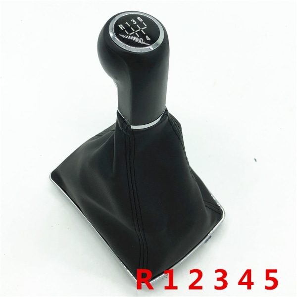 5/6-växlad för Opel ASTRA H Växelspaksknopp Spak Damask Stövel Parkeringshandbromsgrepp Cover case Car Styling-5-växlad växling 5 Speed Gear Shift