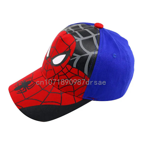 Disney Anime Spider Mans Cap Pojkar Höst Baby Spiderman Tecknad Barnmode Solkepsar Barn Hatt Cap Present 2-8y 12