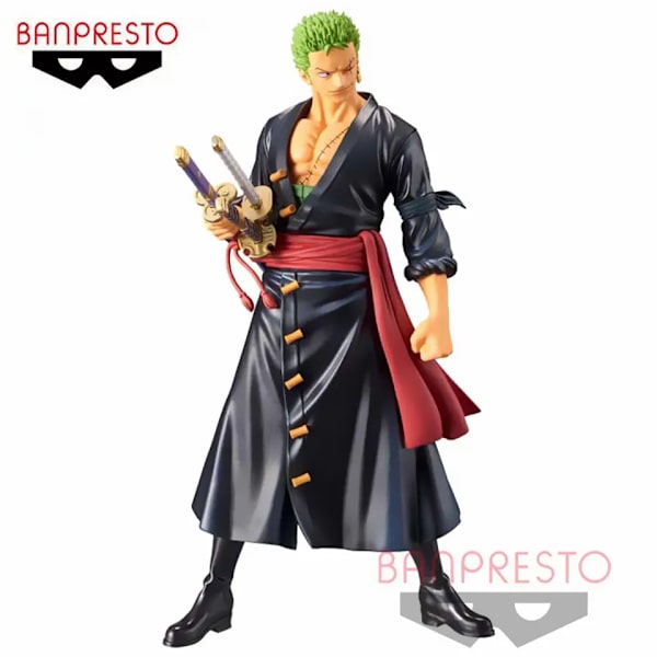 Original BP Japansk One Piece DXF Roronoa Zoro 2.0 Wanno Country Barnleksaker Modellfigurer Brinquedos Actionfigur With Box