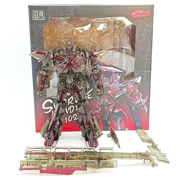 NY BAIWEI Transformation TW-1024 Sentinel TW1024 TW 1024 KO SS filmrobot Vackert målad actionfigur present TW-1024A with Box