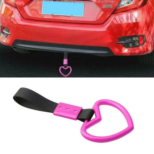 JDM Racing-Sangle de Handle i form av ett hjärta för drivbilsälskare, charmig drivring