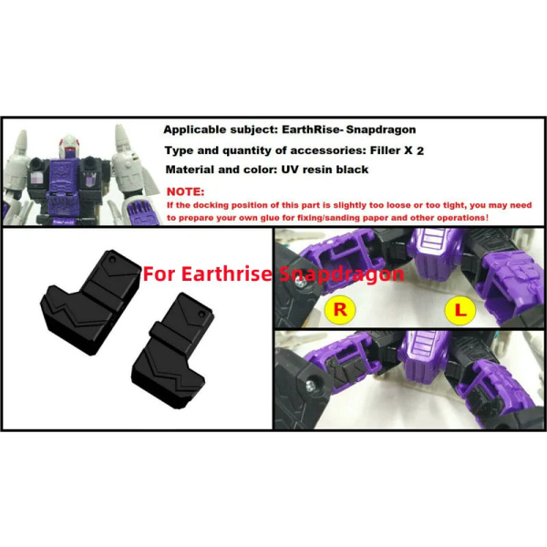 Leg Arm Upgrade KIT For Siege Earthrise Kingdom Studio Legacy Series Fill Part 27