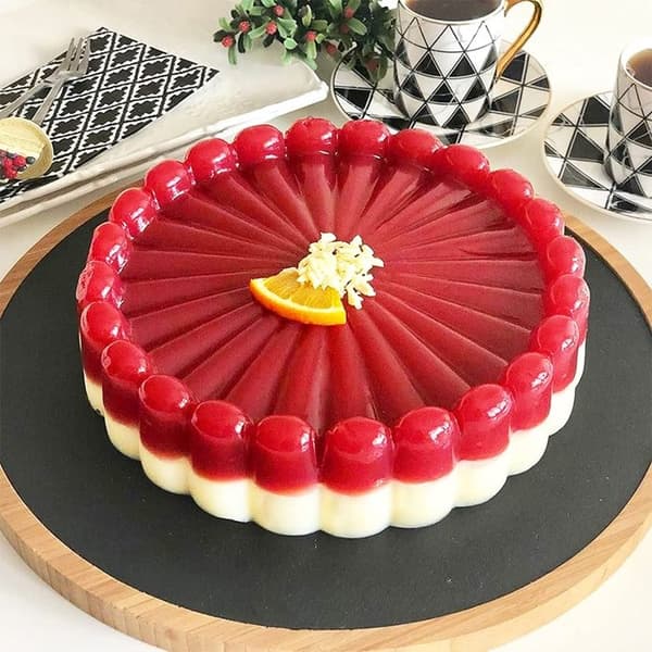 Tommers Non-Stick Rund Kakeform i Silikon for Baking