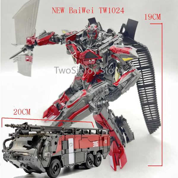 Transformationsleksaker BaiWei TW1024 SS61 Sentinel Prime KO 19 cm Robotmodell TW1023 SS54 Galvatron KO Actionfigur Barn Pojkepresent TW1023 with box