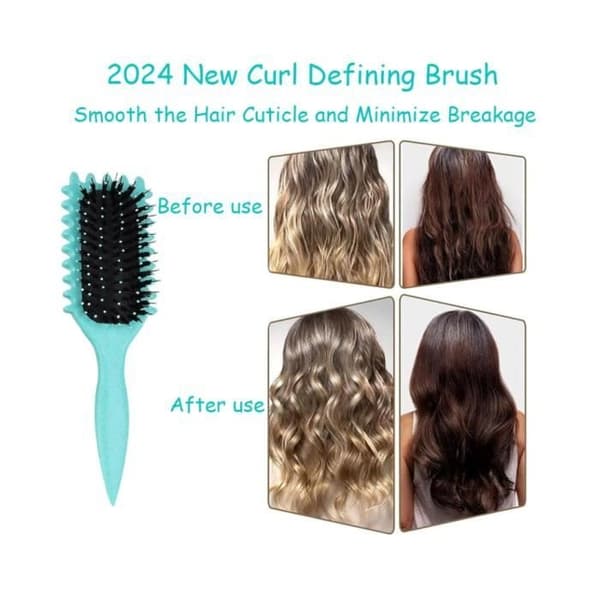 Krølledefinerende børste, Bounce Curl hårbørste, Bounce Defining Curl børste, formning, definering af krøller til kvinder