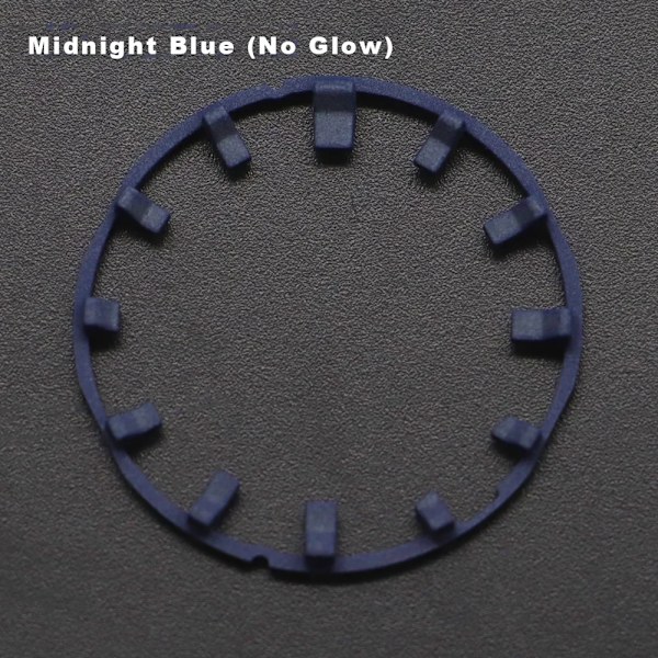 För GA2100 GA2110 Luminous Hour Marker Dial Watch Pointer Scale Ring Index Modification Dial ga2110 Watch Mod Kit Tillbehör MIDNIGHT-BLUE