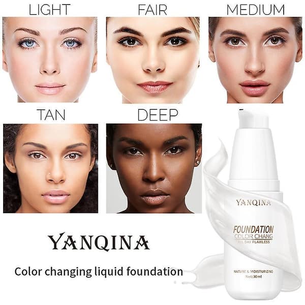 1-3 st Soft Mist Color Changing Foundation Magic Flawless Concealer Face Makeup 30ml 3pcs