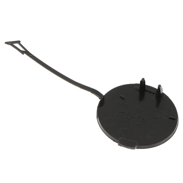 Sort træktøjsdæksel til for- og bagkofanger, krogdæksel, Audi A4, B8, 2005-2008