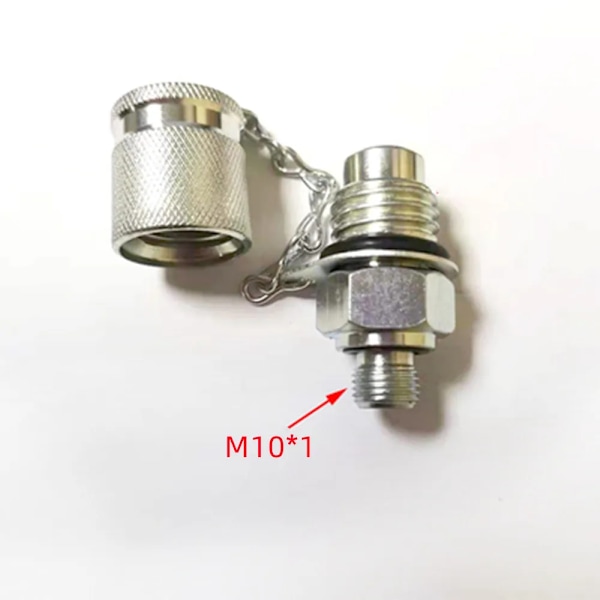 63MPa 630BAR för hydraulisk ledning Konvertera hydrauliskt trycktestadapter Testpunkt Testkoppling Adaptersystem M10X1