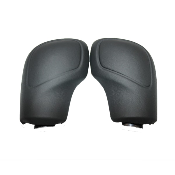Svart Läder Växelspaksknopp Cover Med Blank & Matt DSG För VW Golf 6 7 RG TI Passat B7 B8 CC R20 Jetta MK6 GLI-1 Set Läder Matt 1 Set Leather Matte