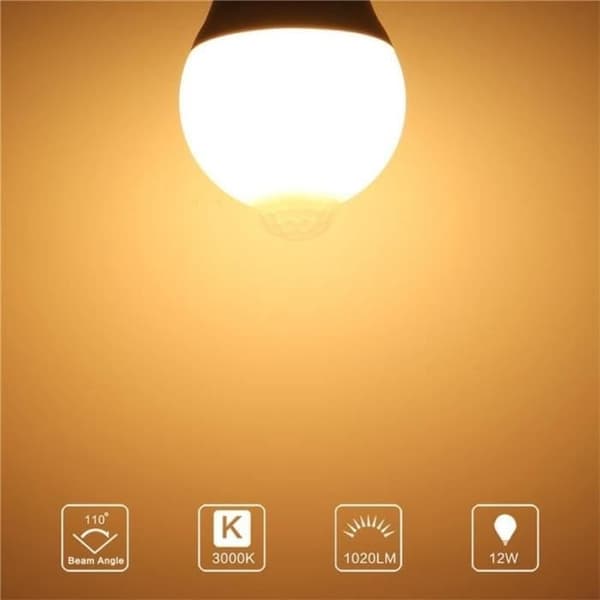 STILLCOOL E27 LED Bevegelsessensor Pære - Varmhvit - IP42 PIR 18W white