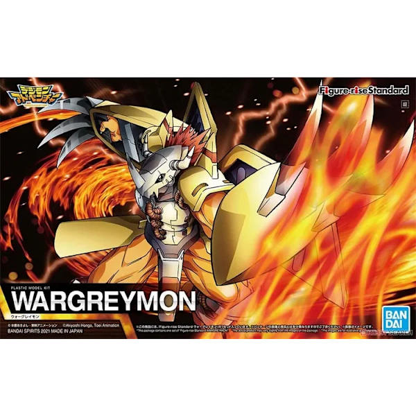 Bandai Original Anime Digimon Äventyr Krig Greymon Garurumon Dukemon Action Figur Leksaker Samlarmodell Presenter för barn K