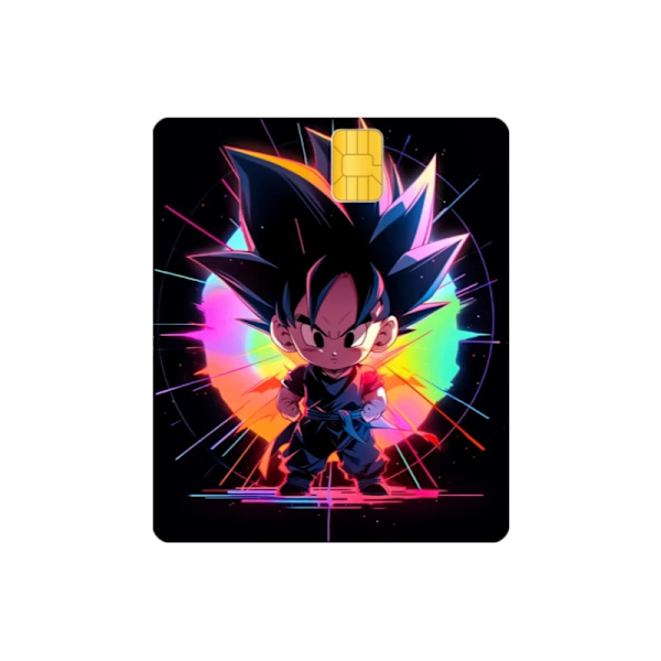 Anime Dragon Ball Kortdekal Goku Kreditkortsdekoration Tecknad Busskortdekal Bankkortskydd Vattentäta tillbehör 4