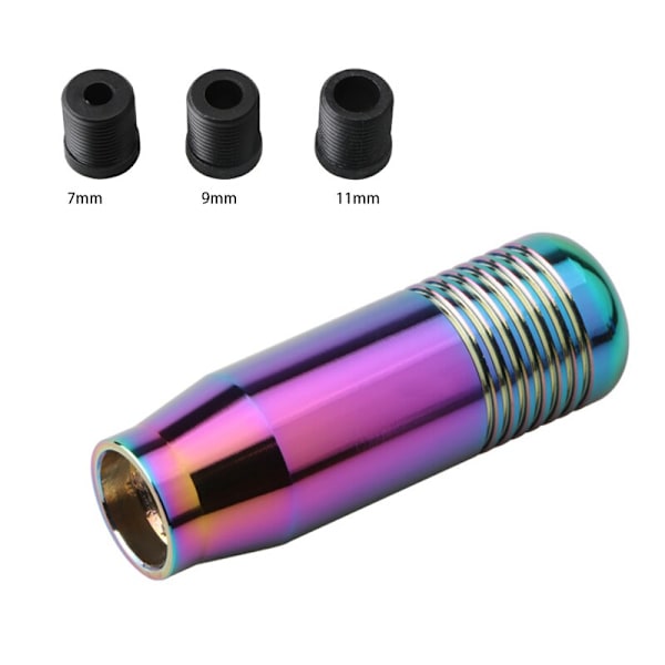 Snygg universal aluminium manuell växelspaksknopp manuell växellåda Växelspaksspaksreglage 8,5 cm-färgad Colorful
