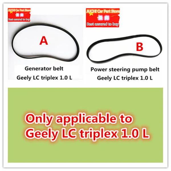 Kamrem för bilgenerator och luftkonditionering för Geely Lc Panda Gc2 Gc3 Gx2 MULTI