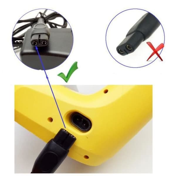 Erstatning Kärcher 5.5v 600mA AC Adapter / Batterilader 1.5m Kabel for Vindusvasker