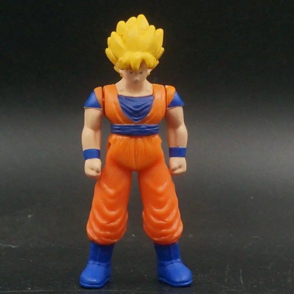 Bandai Äkta DRAGON BALL Super Saiyan Son Goku Vegeta IV Frost Frieza Trunks Beerus Majin Buu Hit Action Figurmodell Leksaker Black Son Goku