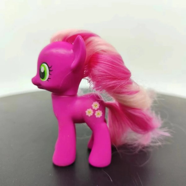 Äkta tecknad My Little Pony Animefigurer Twilight Sparkle Rainbow Fluttershy Pinkie Pie Rarity Ponny Modell Leksakspresent Multicolor