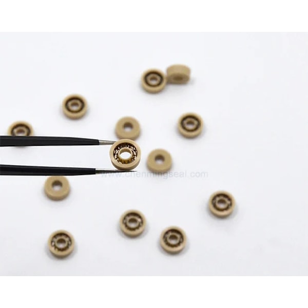 Stång 3 3*7*3/3*7.4*2.2/3*8*3/3*8.5*3.3 PEEK/PTFE/UPE Fjäderbelastad tätning Limdispenser stångtätning Jetdispenser tätning 3x8x3 PTFE-URI